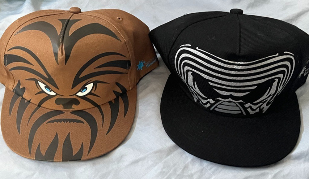 Lake Elsinore Storm 2 Hats Star Wars Chewbacca Kylo Ren Minor League SGA Promo